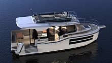Inboard trawler 1050 flybridgeclassic2-cabin