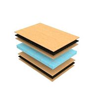 Ship partition wall sandwich panel LARIPHON® LARICROSS®soundproofingfor ship fittingsrubber