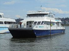 Cruising passenger ship Resolutecatamaranhigh-speed