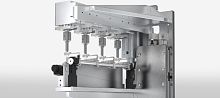 Ultrasonic cutting system MS sonxSYS SEAL slittextilefoilsingle-ply fabric