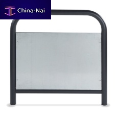 Protective barrier BELLEVILLE fixedgalvanised steelfor public spaces