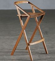 Contemporary bar chair 7indoorwalnutcherrywood