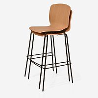 Contemporary bar chair RADARindoorwoollinen