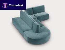 Modular sofa BISTROcontemporaryfabricblue