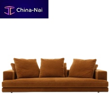 Contemporary sofa Arbiterfabricleathergray