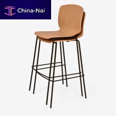 Contemporary bar chair RADARindoorwoollinen