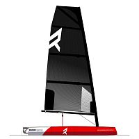 Disassemblable sailing dinghy REVERSO AIR® KARMA REDsingle-handeddouble-handedskiff