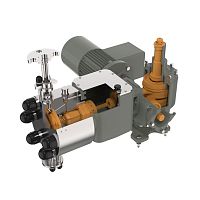 Diaphragm pump Nexa XP for chemicalshydraulically-operatedstationary