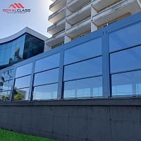 Glass window steelsashdouble-glazed