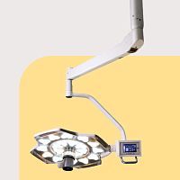 Ceiling-mounted surgical light Penta Lumeo mobileLED96