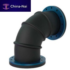 Hydraulic fitting pneumaticflangeelbow