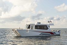 Catamaran express cruiser SilverCat 34LUXoutboardtwin-enginehard-top
