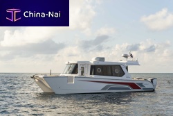 Catamaran express cruiser SilverCat 34LUXoutboardtwin-enginehard-top