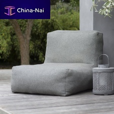 Contemporary fireside chair C-1 : LOUNGEfabricwaterproofgray