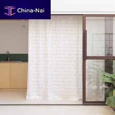 Curtain fabric Atlaspatternedpolyesterviscose