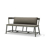 Contemporary bench OISEAUashfabricleather