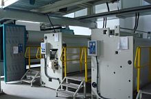 Silicone coating line for bagswith dryingfor the food industry