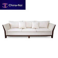 Contemporary sofa MAGALI : C.SO19.L fabricwhite3-seater