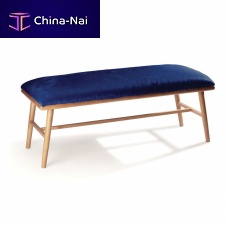 Standard bench NANOcontemporaryleathersolid wood