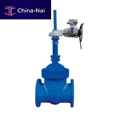 Wedge gate valve Z7 electrically-actuatedfor controlANSI