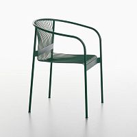 Contemporary chair VELIToutdoorindoorpainted metal