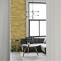 Oak wall cladding MOSAICOindoor3Dbrushed
