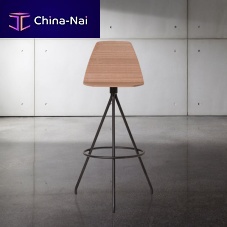 Contemporary bar chair SILAindoorwalnutnatural oak