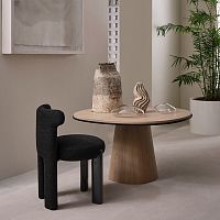 Contemporary dining chair COSETTEindoorfabricleather
