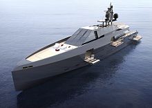 Cruising mega-yacht 165wheelhousecarbonwith swimming pool