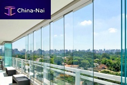 Sliding and stacking patio door foldingdouble-glazedinsulated