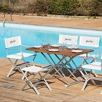 Contemporary stool A7000 seriesvinylanodized aluminum basefolding