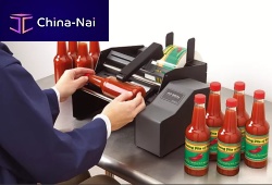 Manual label applicator semi-automaticfor bottlesfor packaging