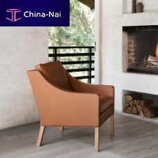 Contemporary armchair 2207fabricleatheroak