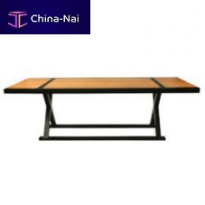 Contemporary table XENOS teakrectangularextending