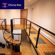 Glass mezzanine solid wood