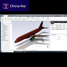 Design software Fluentmodelingsimulationfor aeronautics