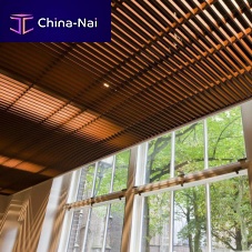 Aluminum suspended ceiling QUADRO LINEpolyester fiberpanelfor office