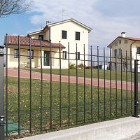 Fence with bars RIBES® commercialgalvanised steelstainless steel