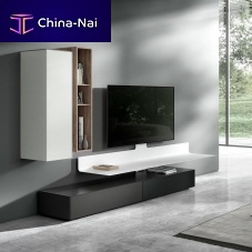 Contemporary TV cabinet AIRlowboardmodularwith built-in light