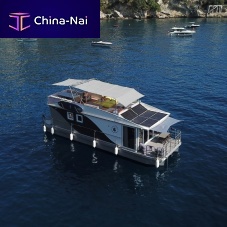 Catamaran houseboat 47outboardaluminumHDPE