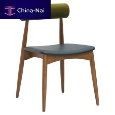 Contemporary dining chair KYOTOindoorfabricsolid wood base