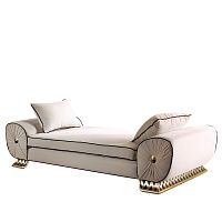 Traditional daybed FELIPEfabricwoodenindoor