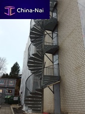 Half-turn staircase metal stepmetalhome