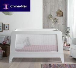 Contemporary baby bed JUVI fabricwooden