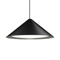 Minimalist design ceiling light KEGLEN Ø650 conicalglassaluminum