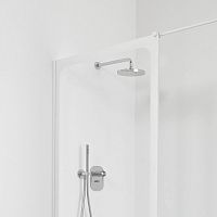 Sliding shower screen TUBEROSErectangularcornertempered glass