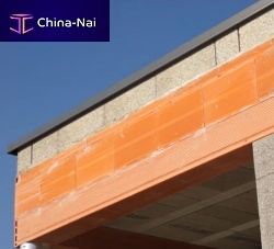 Aluminum capping Aral Cflat roofwall