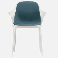 Contemporary chair ELLE SOFT / 072indoorfabricleather