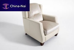 Traditional armchair ANTIGONE 1044leatherwing