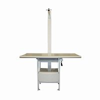 Veterinary X-ray table with tube stand